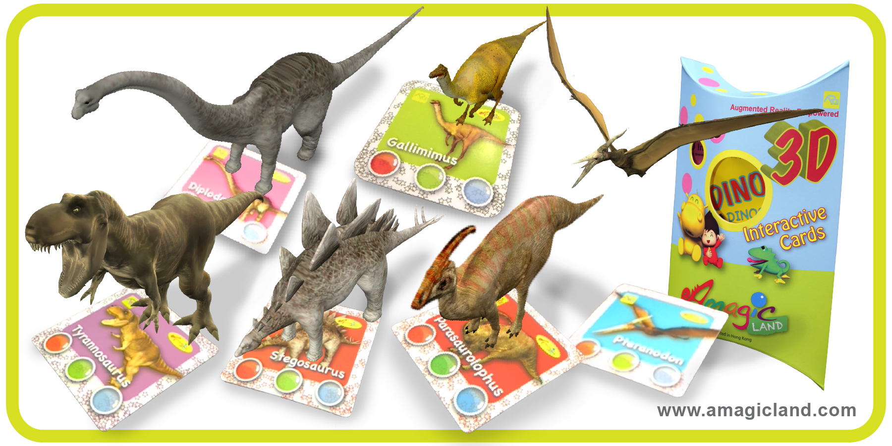 AR Cards - Dinosaurs